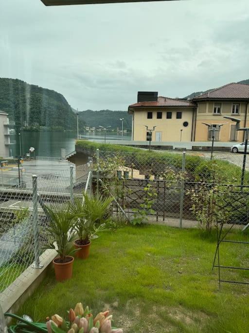 Neue Gartenwohnung Mit Sicht Auf Den Luganersee Ponte Tresa Eksteriør billede