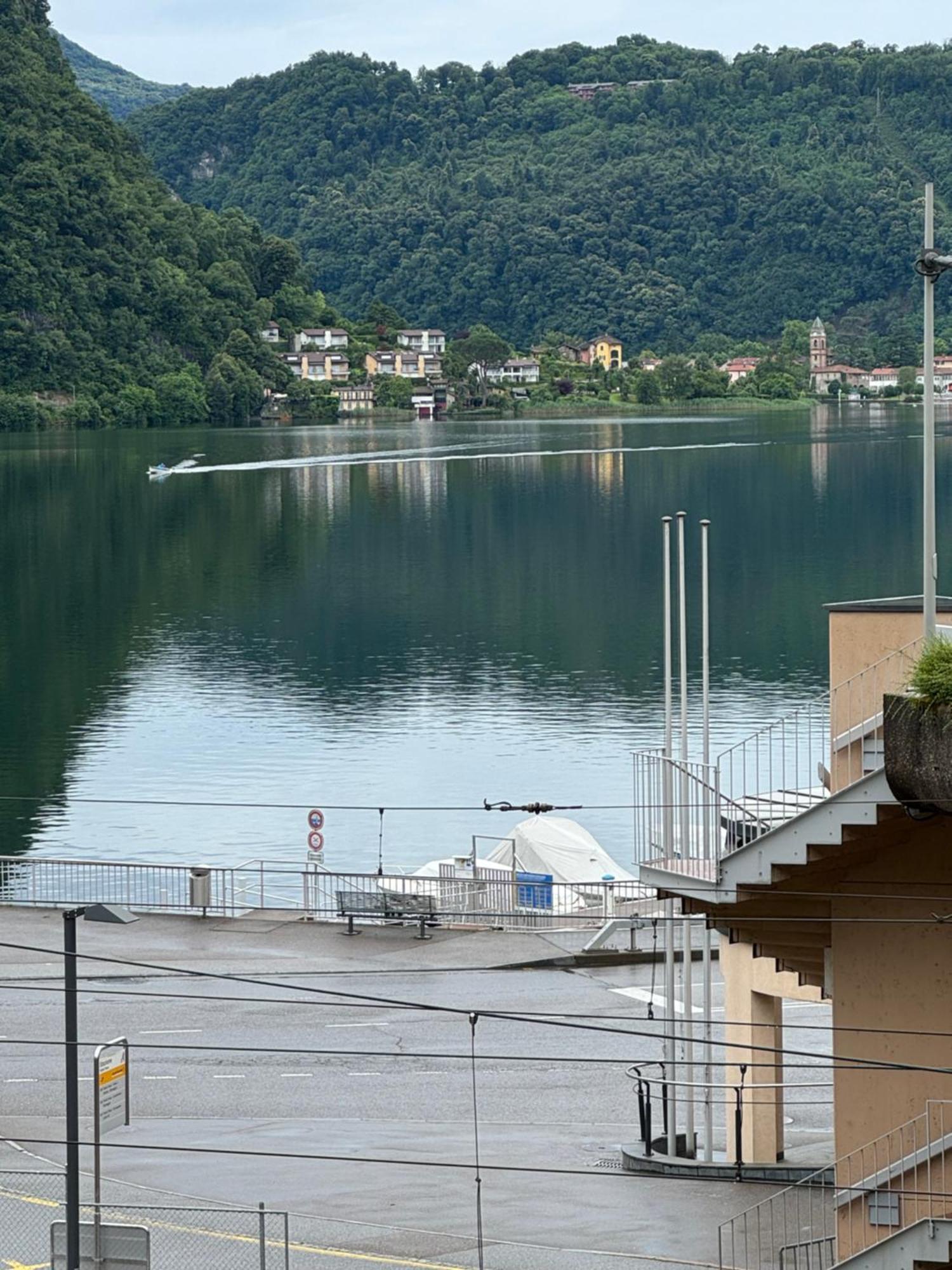 Neue Gartenwohnung Mit Sicht Auf Den Luganersee Ponte Tresa Eksteriør billede